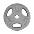 thumbnail image 1 of CAP Barbell Standard 1-inch Weight Lifting Grip Plate, 10 lb, Single, Grey, 1 of 5