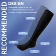 thumbnail image 6 of 2 Pairs Zipper Medical Sport Copper Compression Socks With Anti-slip Silicone for Women & Men Circulation 15-20 mmHg is Best Support for Athletic Running Cycling, Nursing, Travel, 6 of 7