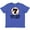 Vintage Royal Blue, variant on Inktastic 7th Birthday Baseball 7 Year Old Boy Youth T-Shirt