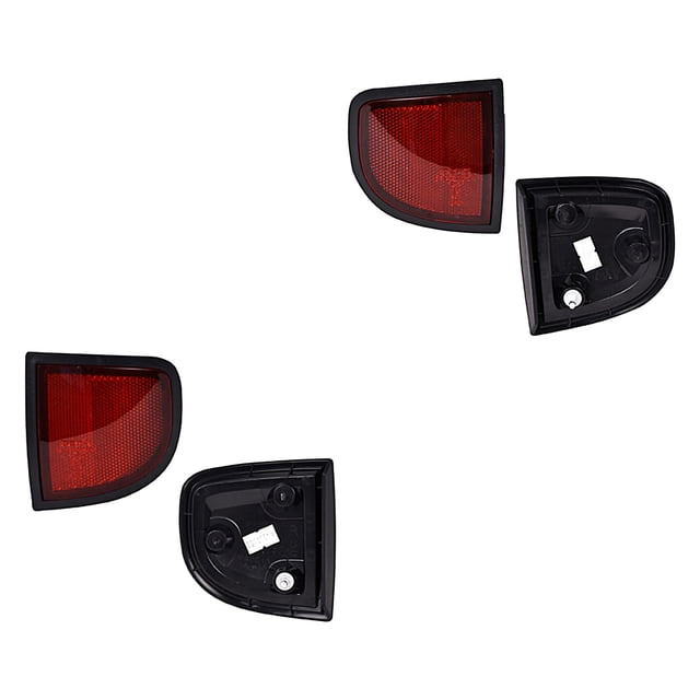 Par de Cuartos DEPO L200 2008 A 2015 color Rojo