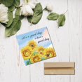 thumbnail image 4 of Sunflower Inspirational Quotes Desk Decor Gift It's A Good Day Office Decor Ceramic Plaque Positive Table Sign Encouragement Cheer Up Gift with Wooden Stand, 4 of 9