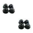 thumbnail image 1 of maskred 4pcs Alliage d'Aluminium Nylon Roue Écrou de Blocage pour 1/10 Axial SCX10 Crawler Robuste et Durable en Alliage d'Aluminium Nylon Roue Noir 2Set, 1 of 6