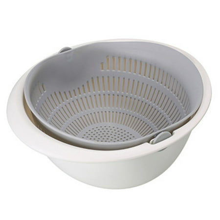 

Swivel Basin Rotating Drainer Durable Washable Filter Gray