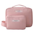 thumbnail image 1 of Travel Makeup Bag Waterproof 2PCS Large Capacity Cosmetic Pouch Toiletry Bag, 1 of 10