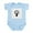 Sky Blue, variant on CafePress - Feminist Fist Feminist Pride Infant Bodysuit - Baby Light Bodysuit, Size Newborn - 24 Months