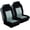 Gray, variant on Heavy Duty Car Seat Cover - Universal Fit, Water Resistant Poly Canvas, Gray Rear Seat Covers