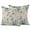SpringGreen SlateBlue Beige, variant on Leaf Butterfly Outdoor Pillow Covers 16x16 Set of 2,Waterproof Patio Throw Pillowcase Protectors,Watercolor Sage Green Purple Floral Decorative Pillow Shams Cushion Covers for Seat Bed Couch Sofa
