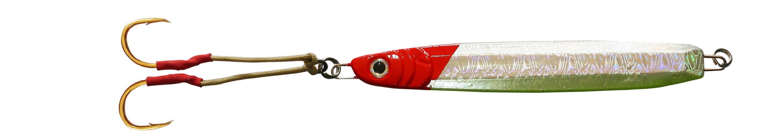 Knife Jigs 3.5oz Model LF41 Red/Silver 10pcs
