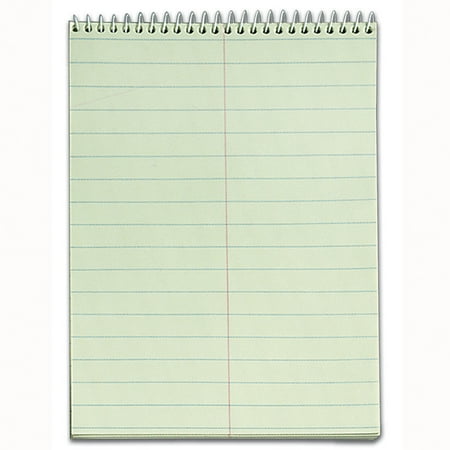 TOPS™ Steno Books, 6" x 9", Gregg Ruled, 80 Sheets, Green, 1 Each