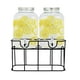 thumbnail image 1 of Dispensadores Bebidas, Vitrolero de Vidrio Grueso, Tipo Mason Jar para Bebidas Frías; Aguas Frescas, Capacidad de cada Vitrolero 5 Litros, 1 of 8
