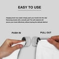 thumbnail image 4 of LQQBOX 6 Pcs Kitchen Towel Hooks, Round Self Adhesive Wall Mount Dish Towel Hook Hangers, (Push to Hanging) Drilling Hand Towel Hook Holders for Kitchen, Bathroom, Cabinet, 4 of 7