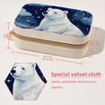 thumbnail image 5 of Starry Polar Bear Portable Velvet Earring Organizer with Removable Compartment, Necklace Holder, Jewelry Organizer, and Decorative Gift Box, 5 of 7