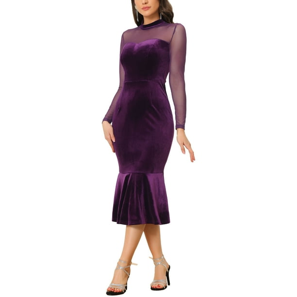 dark purple bodycon dress Elonore Halter Mini Dress | Deep Purple | Womens
