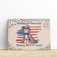 thumbnail image 3 of Democratic American Shorthair Cat Making Meow Count Election 2024 Horizontal Matte Canvas Poster Cat Lover Kitten Owner Gifts Wall Art Home Decor - 01001, 3 of 5