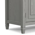 thumbnail image 4 of Simpli Home Connaught 72 inch Wide Solid Wood TV Stand in Fog Grey For TVs up to 80 inches, 4 of 12