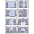 thumbnail image 3 of Piezas Tabla Plegable de Lavandería, Carpeta de Lavandería para Ropa de Niños y Adultos Tabla Plegable de Lavandería para Organizar Ropa, Pantalones, Camisetas, Camisas (Gris+Azul) Sincero Electrónica, 3 of 5