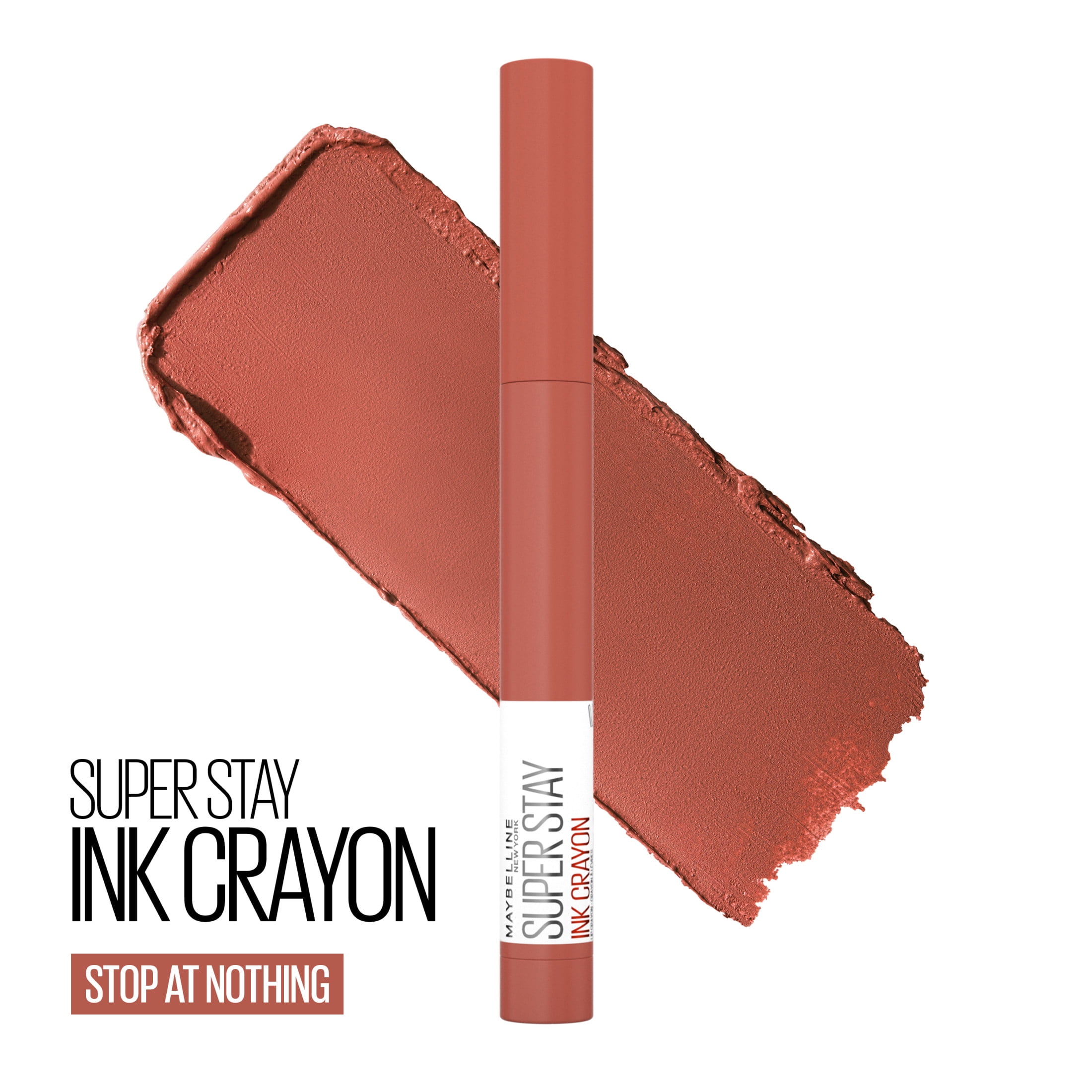 (2 pack) Maybelline Super Stay Ink Crayon Matte Lipstick, Stop At Nothing