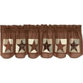 thumbnail image 4 of VHC Brands Abilene Country Independence Day Appliqued Patch Block and Star Valance 20x72, 4 of 10