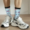 thumbnail image 6 of Vsdgher Brain Training Crew Socks for Men & Women, Breathable Casual Athletic Ankle Socks, 6 of 6