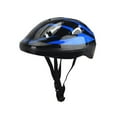 thumbnail image 3 of Luwecf Children Bicycle Helmet Teenagers Skateboard Helmet Shockproof Lightweight Skate Black Blue, 3 of 9