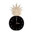 thumbnail image 1 of Reloj de pared de piña, reloj decorativo moderno de estilo nórdico silencioso de dibujos animados para dormitorio, sala de estar, habitación de niños, Negro mayimx Reloj de pared, 1 of 8