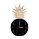 thumbnail image 2 of Reloj de pared con fruta de piña, bonito y silencioso acrílico, decoración colgante de pared para sala de estar, habitación de niños, decoración del Negro Macarena Reloj de pared, 2 of 8
