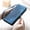 Blue, variant on Extended Lanyard Faux Leather Phone Case for Various for iphone Models Including 17, Air, 16, 16E, 15, 14, 13, 12, 11 Pro Max, Plus, X, XS, XR Featuring a Zipper Wallet And Cardholder.
