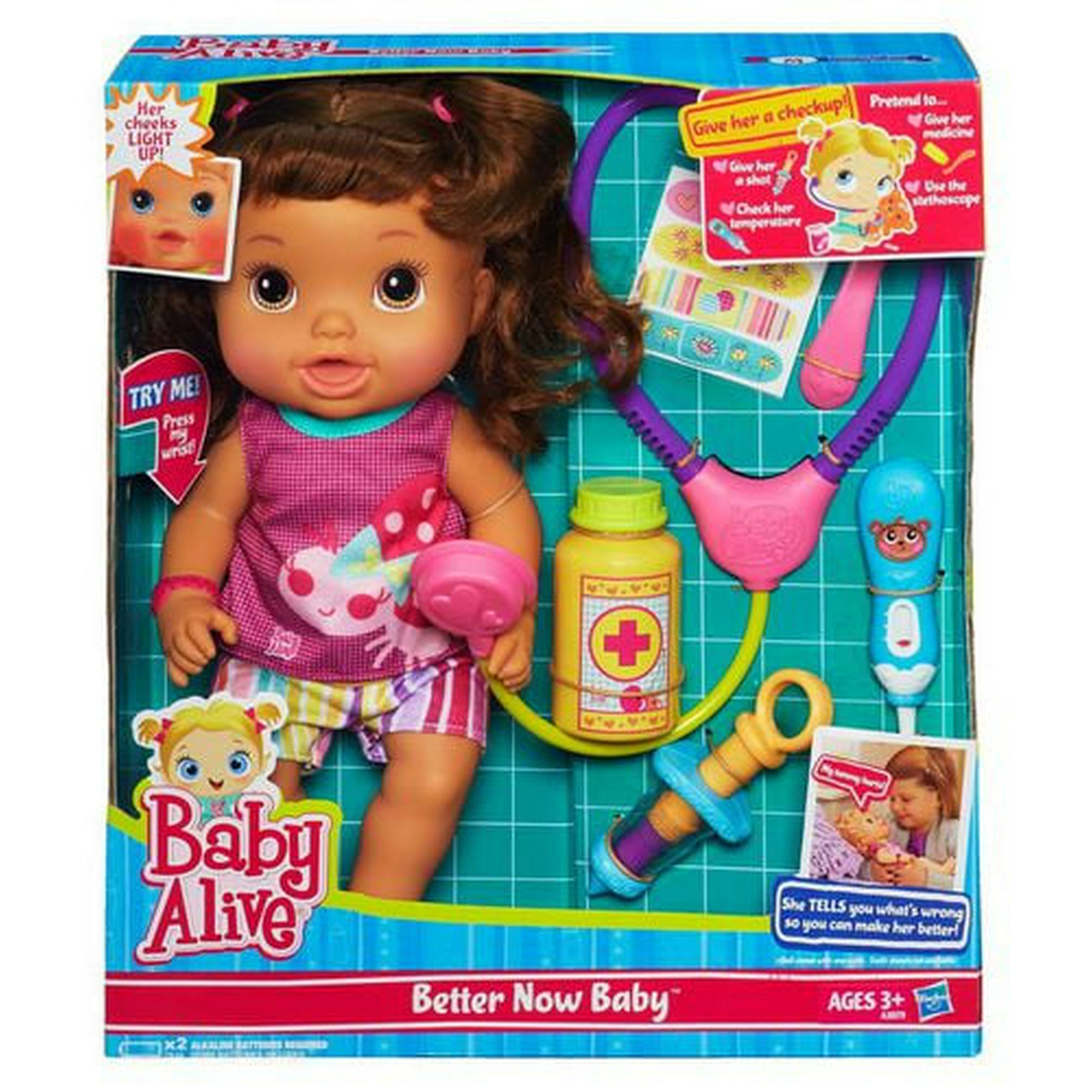 Baby Alive Make Me Better Baby Doll (Brunette)