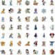 thumbnail image 2 of CQBB 100 pcs Mixed Stickers for Kids, Kawaii Princess Stickers for Water Bottle Laptop Waterproof, 2 of 5