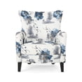 thumbnail image 3 of Spaco Luxurious Fabric Armchair, Eclectic Color Design, Cozy Upholstery, 30.25"L x 30"W, 36.25"H, Living Room Chair, 3 of 10