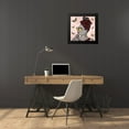 thumbnail image 4 of Prime, Marcus 20x20 Black Modern Framed Museum Art Print Titled - Crimson Leopard And Butterfly Fashion, 4 of 5