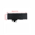 thumbnail image 5 of Laptop Keyboard NR Layout Numic Tablet Backlit Tablero Ergonómico Construido en PC Repuestos de piezas para Dell Precision E7530 7730 Vogacara EL006032-00B, 5 of 5