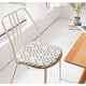 thumbnail image 2 of Nvzi Cojines para silla de comedor de algodón para silla de cocina (gris, 3 unidades, juego de 4), 2 of 5