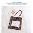thumbnail image 3 of relayinert Practical And Durable Canvas Handbag For Busy Individuals Widely Used Leopard Print Shoulder Bag white 1 Pc, 3 of 6