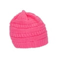 thumbnail image 2 of Gravity Threads Knit Soft Stretch Beanie Cap, Candy Pink, 2 of 2