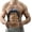 66lb, variant on 66lb Heavy Duty Power Bar Twister Arm Muscle Strength Shoulder Chest Abs Expander Spring Black