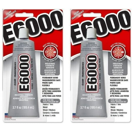 E6000 Craft Adhesive 3.7 oz Pack of 2