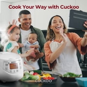 Cuckoo Rice Cooker & Warmer 12 Cup Smart Fuzzy Logic Nonstick Inner Pot White (CR-0633F)