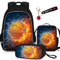 thumbnail image 1 of Juego de mochilas escolares TILYTADLY de baloncesto de 17 pulgadas, 4 piezas, 1 of 8
