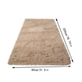 thumbnail image 3 of Khaki Rugs for Living Room Fluffy Bedroom Rug Non-Slip Area Rugs Shag Carpet for Nursery Kids PlayRoom Dorm Office Indoor Modern Plush Carpets Rug(78.7"x31.5"), 3 of 5
