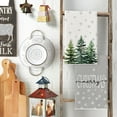 thumbnail image 5 of Sm:)e Snowflakes Christmas  Kitchen Towels Dish Towels, 18x26 Inch Winter Pine Trees Decoration Hand Towels Set of 2, 5 of 6
