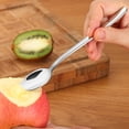 thumbnail image 1 of GOOHOCHY 3Pcs Rounded Curve Ice Cream Scoop Stainless Steel for Kids Delight, 1 of 6