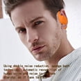 thumbnail image 5 of Earbuds for school, Hwkond Bluetooth Headphones Touches LED Digital Display Screen 5.3 Bluetooth Chip HIFI Stereo Surround Sound Intelligent Noise Reduction Low Latency, Orange, Up to 60% Off, 5 of 6
