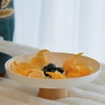 thumbnail image 4 of 2 Pack Fruit Bowl or Decorative Pedestal Bowl for Table Decor, Storage Tray Fruit Bowl for Kitchen Counter or Farmhouse Centerpiece, 7.87-inch Large Bowls for Mothers Day Gifts, 4 of 9