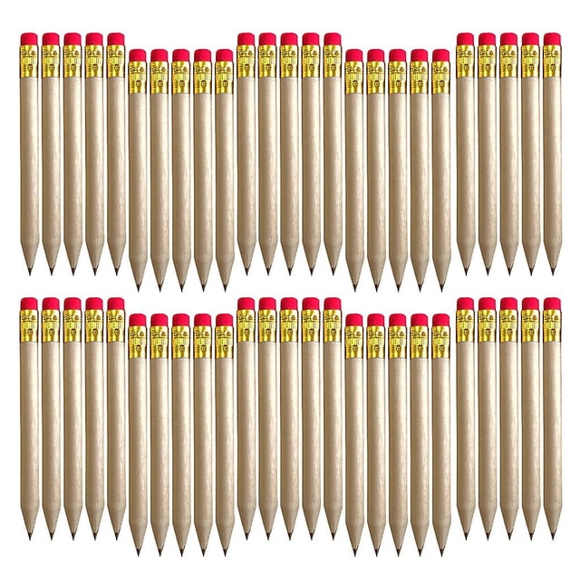 Juego de 50 lápices de golf YONGSHENG Mini lápices de bolsillo para escribir dibujar bodas