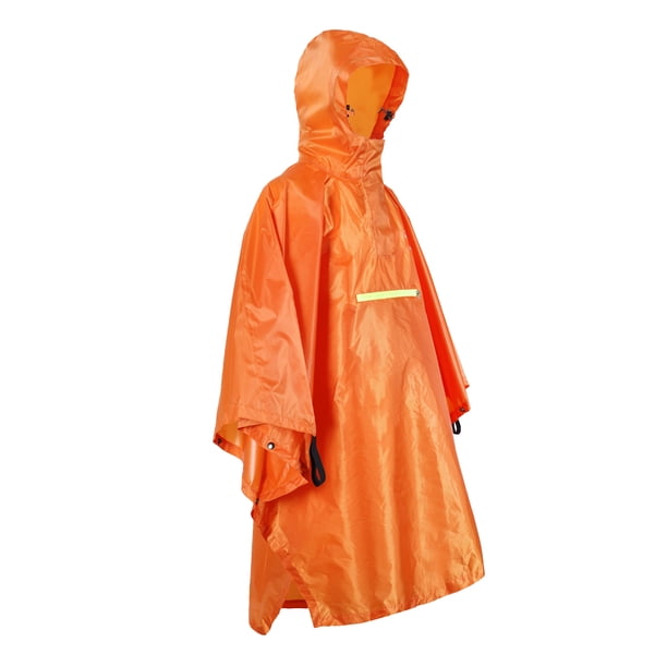 poncho impermeable bicicleta ciclismo bicicleta tiras reflexivas impermeable naranja SM SunniMix Poncho impermeable