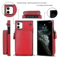thumbnail image 4 of Funda tipo cartera para iPhone 11 con tarjetero y correa para el hombro para mujer, 4 of 5