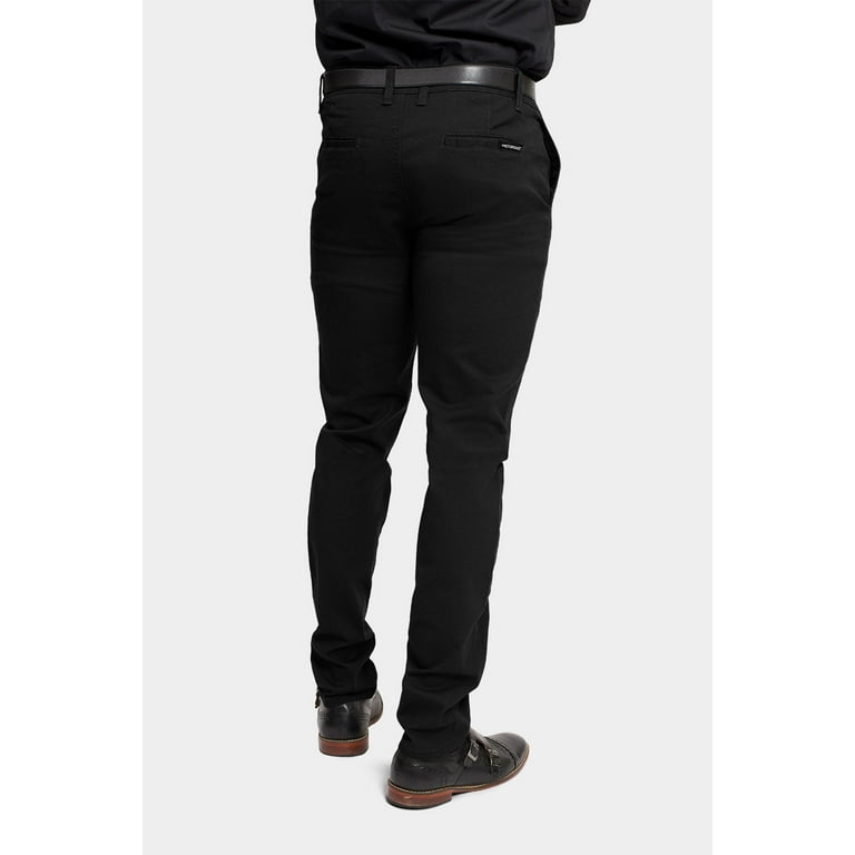 Victorious Men's Slim Fit Casual Pants, Stretch Chino
