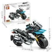 SEMBO Technique Series Motorcycle Model Building Block Set 701108 GS-1200 Moto（255 PCS）For 6+ Kids