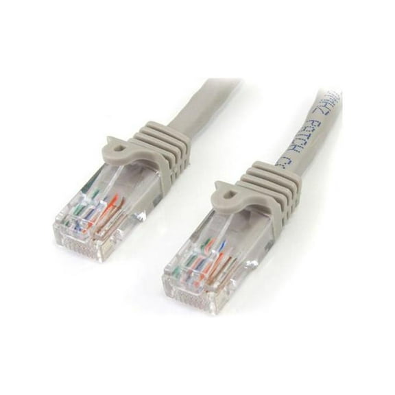 StarTech.com 50 ft CAT5e Cable - Blue Ethernet Cord - Snagless - UTP - Patch cable - RJ-45 (M) to RJ-45 (M) - 15.2 m - UTP - CAT 5e - gray
